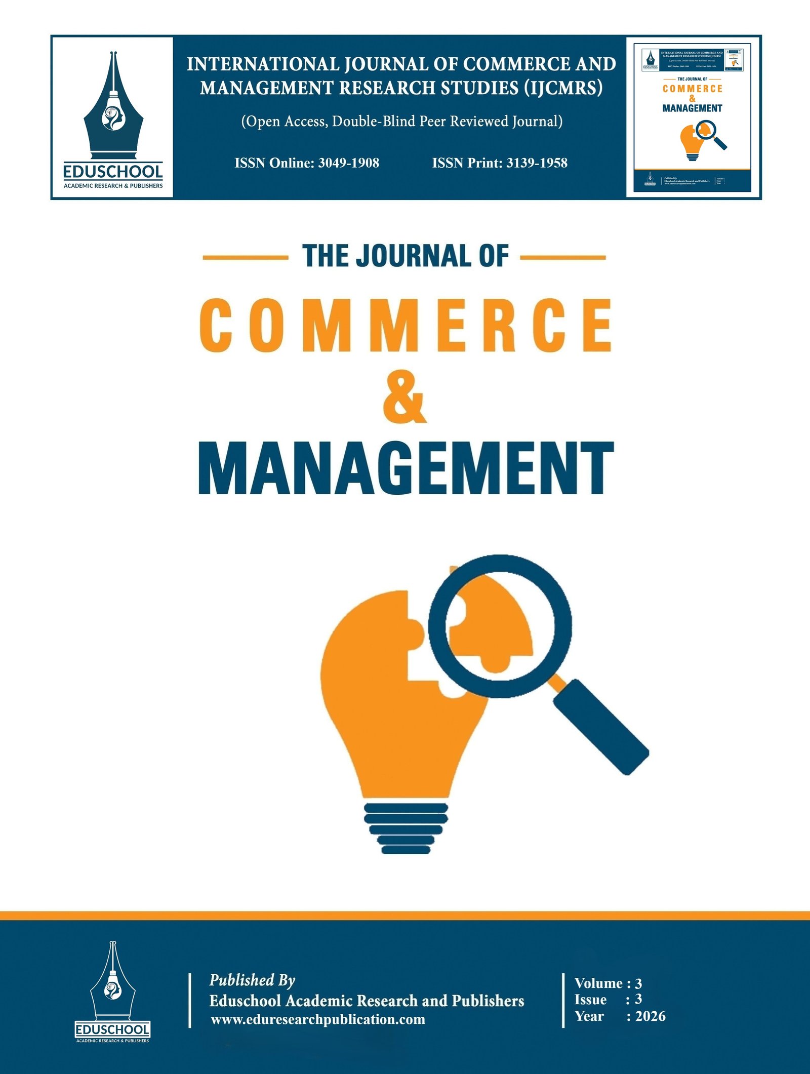 					View Vol. 3 No. 3 (2026): September Issue
				