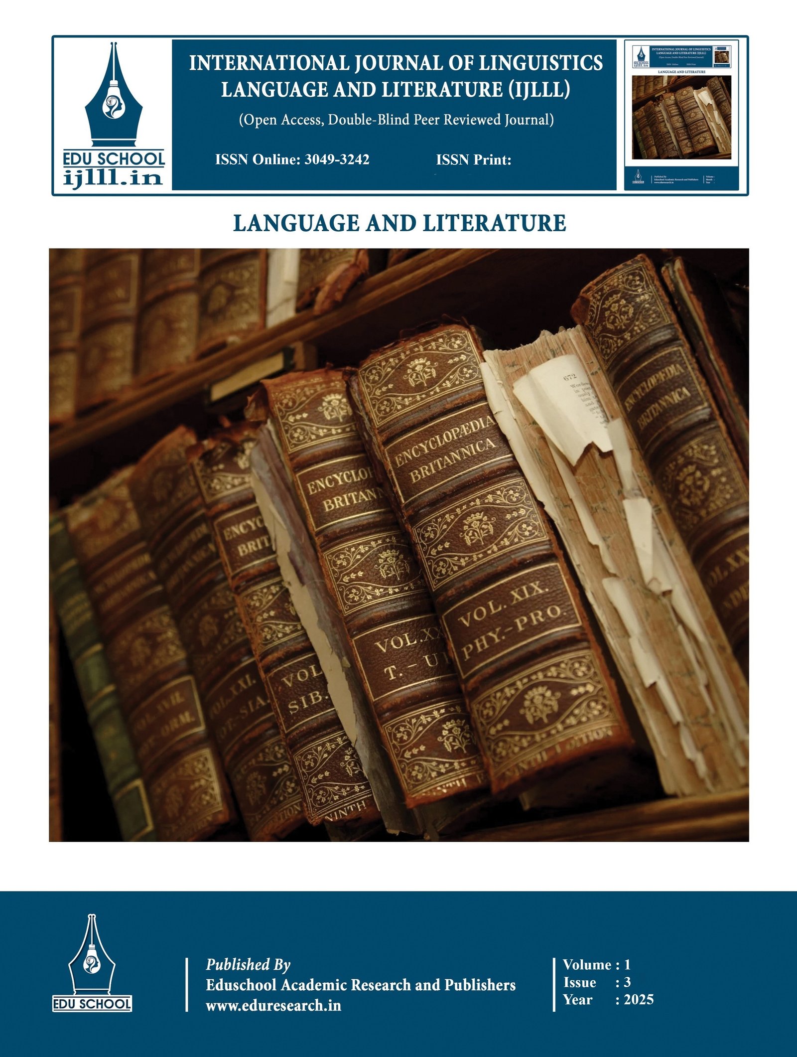 					View Vol. 1 No. 3 (2025): Volume 1 Issue 3
				
